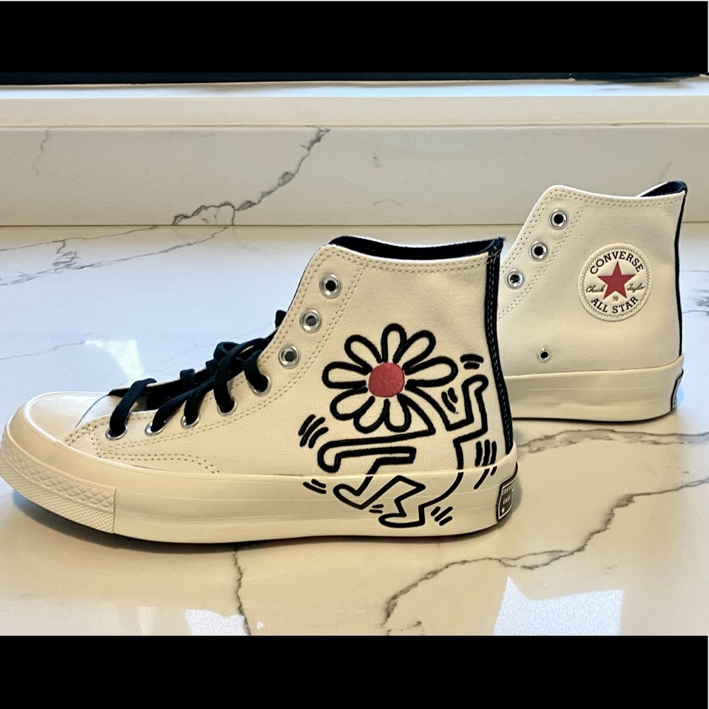 Keith Haring Converse Chuck Canvas Sneakers. Brand new